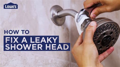 How to Fix a Leaky Shower Head 